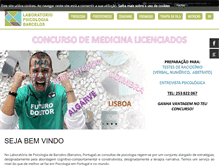 Tablet Screenshot of labpsibarcelos.com